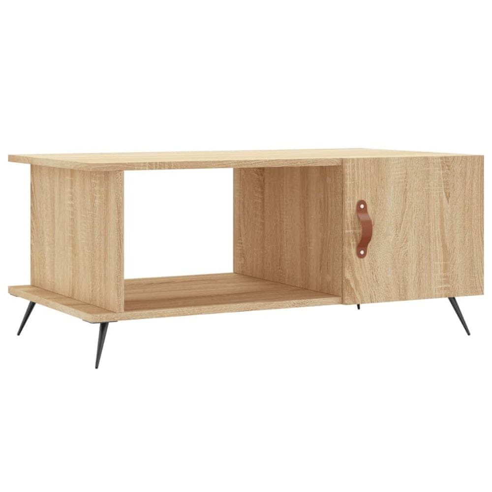 Vidaxl Konferenčný stolík dub sonoma 90x50x40 cm kompozitné drevo